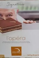 Amount of sugar in L'opera