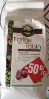 Количество сахара в Farine de pépins de raisin BIO - sachet