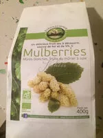 İçindeki şeker miktarı Mulberries (mûres Blanches) Bio