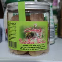Quantité de sucre dans Pastilles Nectar Girard