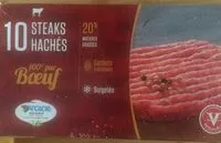 Zuckermenge drin Steaks Hachés