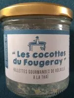 Sucre et nutriments contenus dans Les cocottes du fougeray