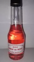 入っている砂糖の量 Sirop de rose