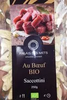 Jumlah gula yang masuk Sacottini au bœuf bio