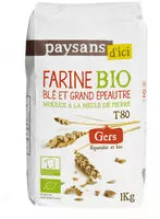 含糖量 Farine Bio Blé et grand épeautre du Gers T80