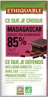 Amount of sugar in Chocolat noir 85% Madagascar