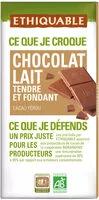 含糖量 Chocolat lait nature tendre et fondant