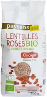 Lentilles rosees de champagne