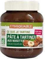 含糖量 Pâte à tartiner aux noisettes