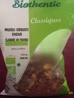 Jumlah gula yang masuk Muesli Crousti Cacao