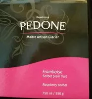 चीनी की मात्रा Sorbet Framboise