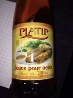 İçindeki şeker miktarı Sauce pour nems