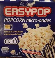 Sucre et nutriments contenus dans Easypop