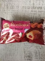 Quantité de sucre dans Moelleux fourre fraise