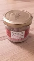 入っている砂糖の量 Rillettes au magret de canard fumé