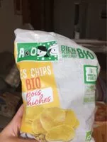 Jumlah gula yang masuk Mes chips bio pois chiches