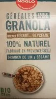 Quantité de sucre dans Céréales granola 100 % naturel