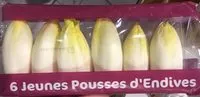 Jumlah gula yang masuk 6 jeunes pousses d'endives