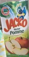 Sucre et nutriments contenus dans Jacko