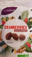 Suhkru kogus sees Cranberries