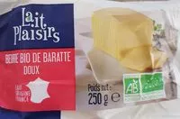 चीनी की मात्रा Beurre de Baratte doux