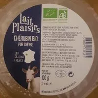 Sucre et nutriments contenus dans Lait plaisir cherubin bio