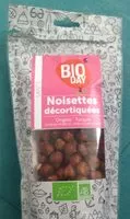 Quantité de sucre dans Noisettes decortiqués