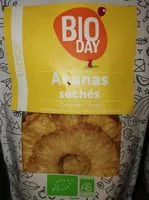 Quantité de sucre dans Ananas Séchés Bio