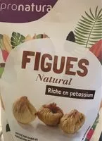 入っている砂糖の量 Figues Natural