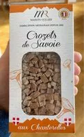 Quantité de sucre dans Crozets de Savoie