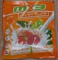 Jumlah gula yang masuk Muesli au Lait - Framboise - Fraise - Figue