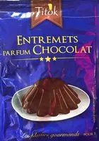 Quantité de sucre dans Entremets chocolat