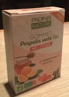 Sucre et nutriments contenus dans Propos nature