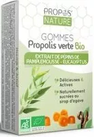 Cantidad de azúcar en Gommes Propolis Verte Bio - Pépins Pamplemousse & Eucalyptus