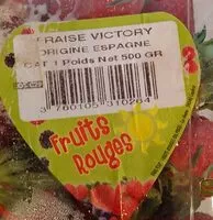 Quantité de sucre dans Fraises Victory origine Espagne CAT 1