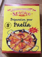 入っている砂糖の量 Assaisonnement pour Paëlla SPANICO, 3 sachets, paquet de