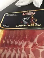 चीनी की मात्रा Jambon serrano