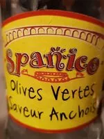 चीनी की मात्रा Olives vertes saveur anchois