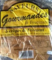 Sucre et nutriments contenus dans Saveur gourmandes