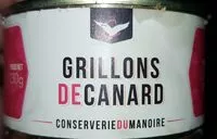 Quantité de sucre dans Grillons de canard