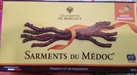 Sucre et nutriments contenus dans Chocolaterie de margaux