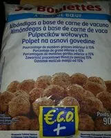 Jumlah gula yang masuk 30 boulettes au boeuf