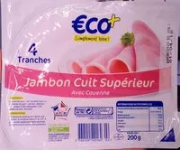 Cantidad de azúcar en Jambon Cuit Supérieur