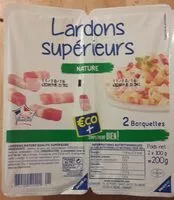 चीनी की मात्रा Lardons supérieurs nature