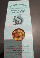 入っている砂糖の量 NOISETTES GRILLÉES