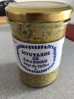 Gula dan nutrisi di dalamnya Moutarde de charroux