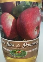 Quantité de sucre dans Pur jus de pommes