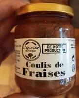 Quantité de sucre dans Coulis de fraise