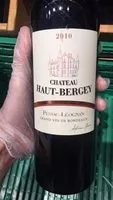 Sucre et nutriments contenus dans Chateau haut bergey