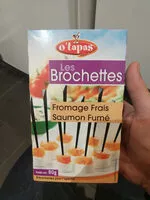 Quantité de sucre dans 9 Brochettes De Fromage Saumon Fumé